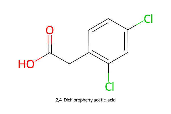 2,4-Dichlorophenylacetic acid chemical structure, CAS 19719-28-9