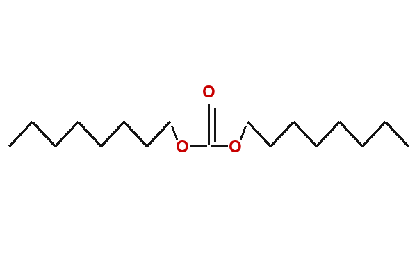 Dicaprylyl Carbonat Strukturformel