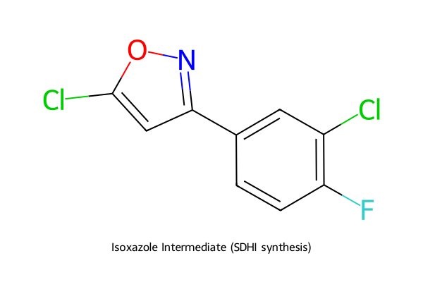 Isoxazole Intermediate chemical structure, CAS 656825-92-2